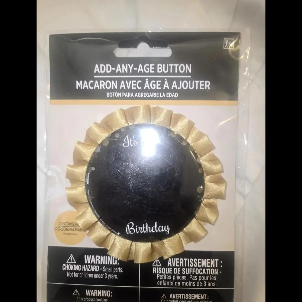 Sparkling Celebration Adult birthday party add-an Button